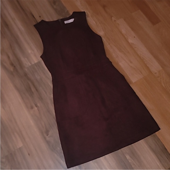 NWOT BISHOP + YOUNG FAUX SUEDE MINI Dress - Picture 4 of 6